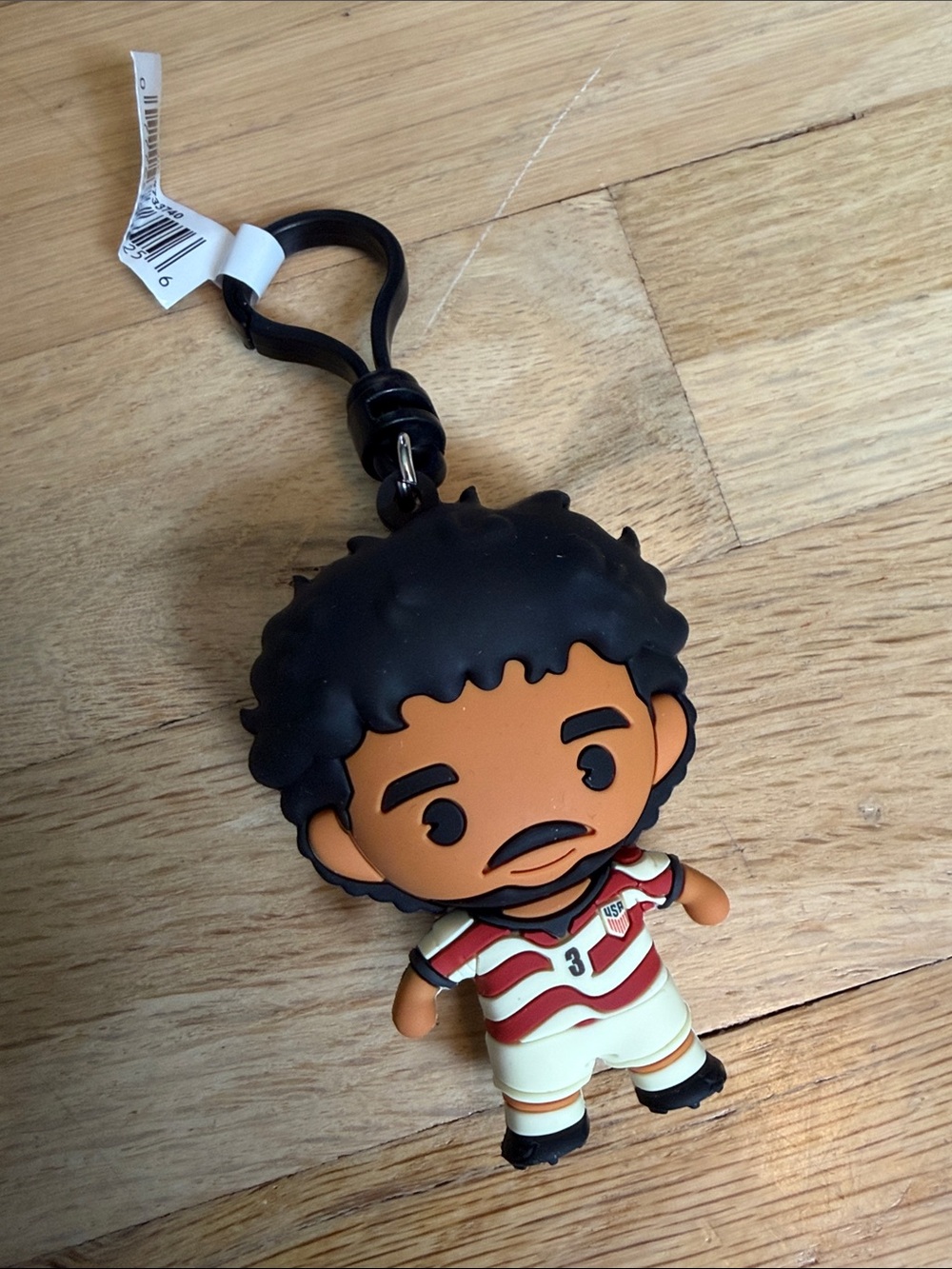 NWT USMNT #3 Chris Richards US Soccer Figural Bag Clip World Cup ⚽️🥅🏆